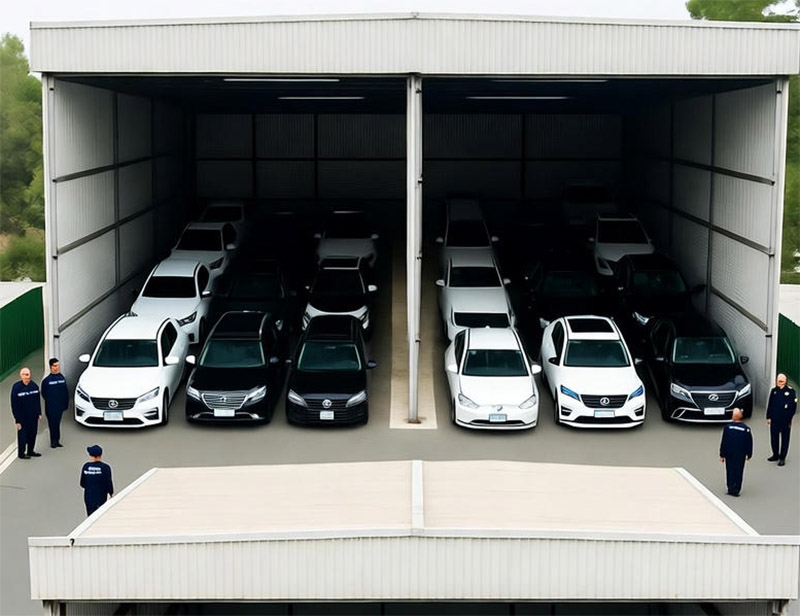 کشف ۱۵۶ خودروی لوکس قاچاق به ارزش ۸۸۵ میلیارد تومان